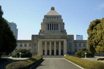 Fototapeta premium japanese parliament (diet) building