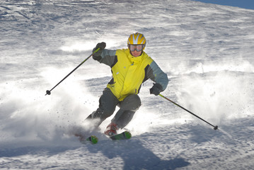 mountain skier