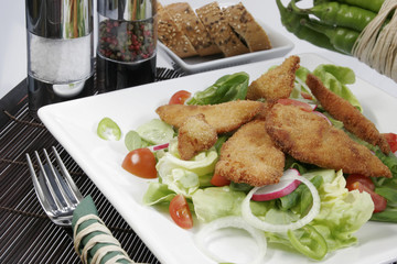 hühnerstreifensalat