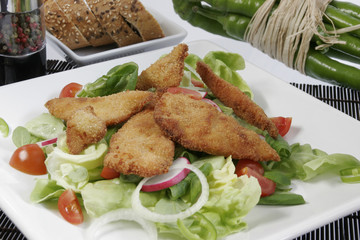 hühnerstreifensalat