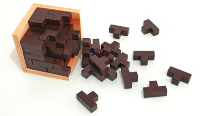 casse-tête tetris cube