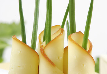 käse und schnittlauch