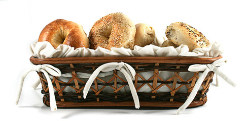 bagels in a basket