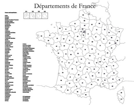 liste des départements français