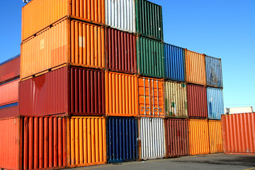 containers waiting to be loaded