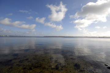 blue morning by the beach #1