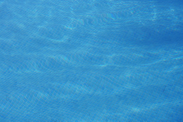 blue swimming pool water background