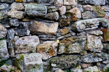 aged stone wall