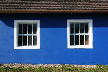blue house
