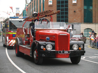 retro fire truck