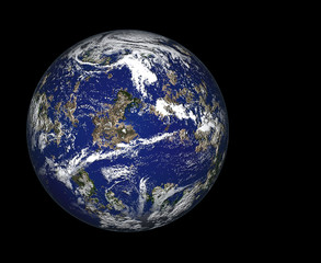 planet in space