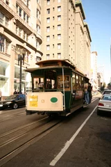 Selbstklebende Fototapeten San Francisco Trolley-Auto © Greg Pickens