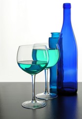 in blue colour