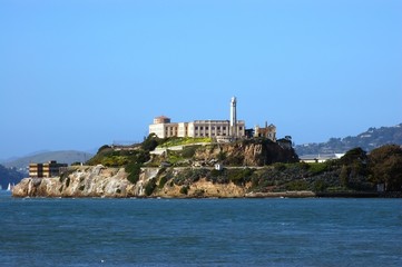 alcatraz island - obrazy, fototapety, plakaty