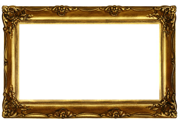 old sculpted golden frame #2