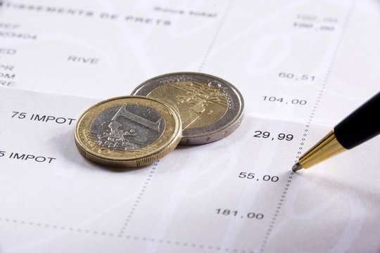 relev&eacute; de compte et impots