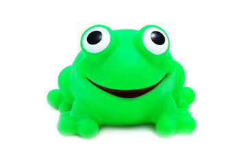 crazy frog toy (isolated on white)