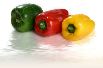 three bell pepper