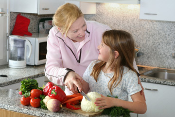 morning family's cooking
