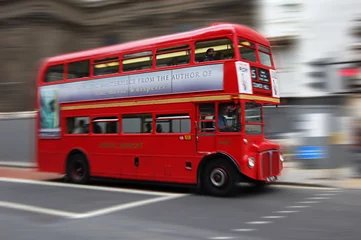 Printed roller blinds London london bus