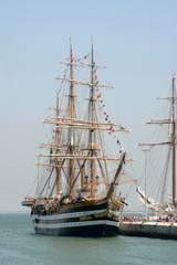 large sail boat