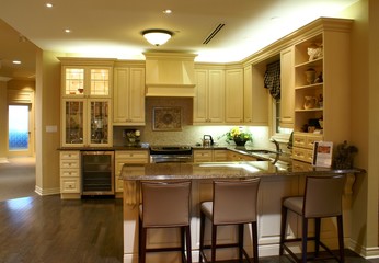 spacious modern kitchen