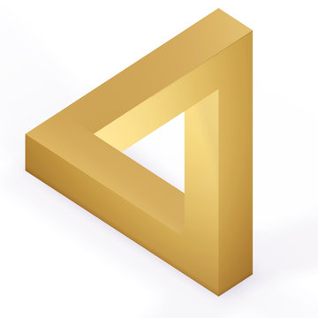 optical illustion triangle