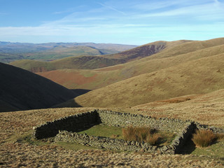 sheepfold on the howgills