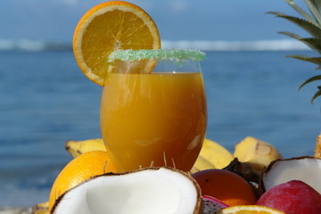 verre de jus d'orange