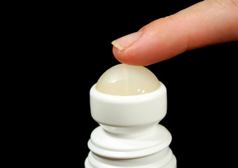 roll-on bottle top