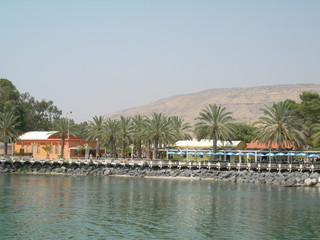kibboutz de ein gev sur le lac de tibériade