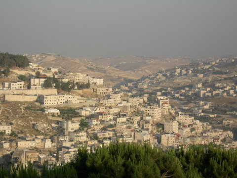 vue sur les collines de jérusalem