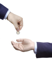 Fototapeta premium put your money in safe hands