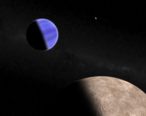 pianeta gigante con lune © ordus