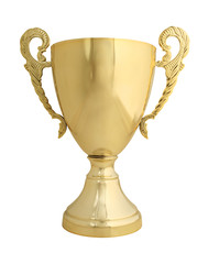trophy on white with path - 2701486
