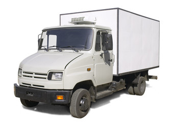 truck with refrigerator wagon