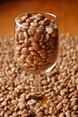 beans in glass