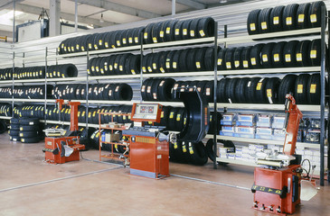 station service pneumatique