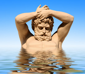 arhitecture details of neptun's statue. © Olaru Radian