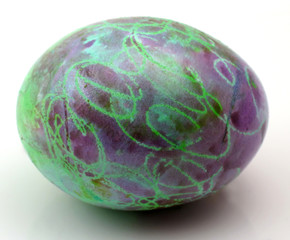 hand-painted easter egg