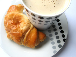 coffee and croissant