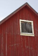 Obraz na płótnie Canvas red barns