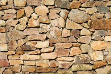 old brown colors stone wall