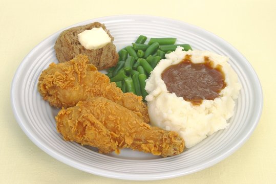 fried chicken dinner 1