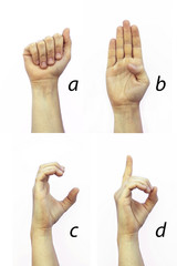 deaf alphabet