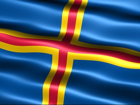 flag of aaland