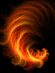 Fototapeta premium chaos flame