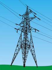 high voltage tower