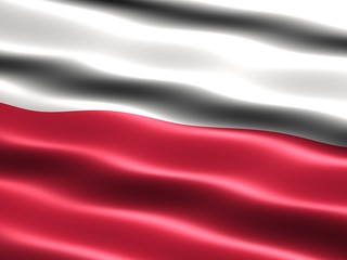 Naklejka premium flag of poland