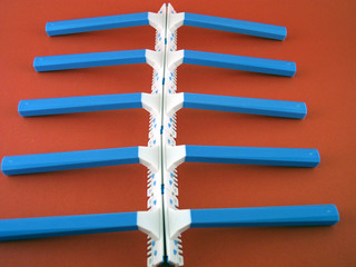 ten razor blades
